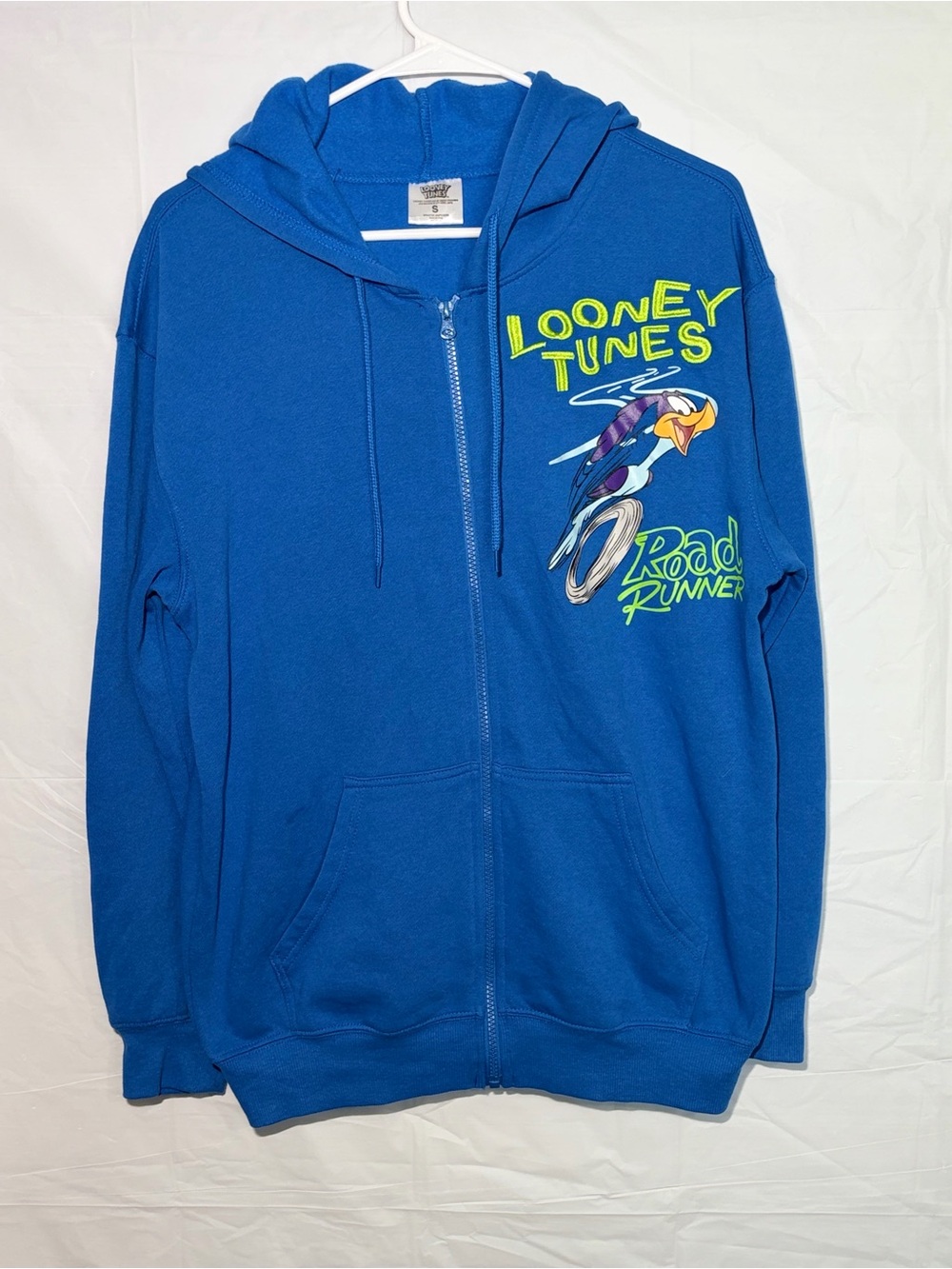 Warner Bros. Bright Blue Looney Tunes Zipper Hoodie